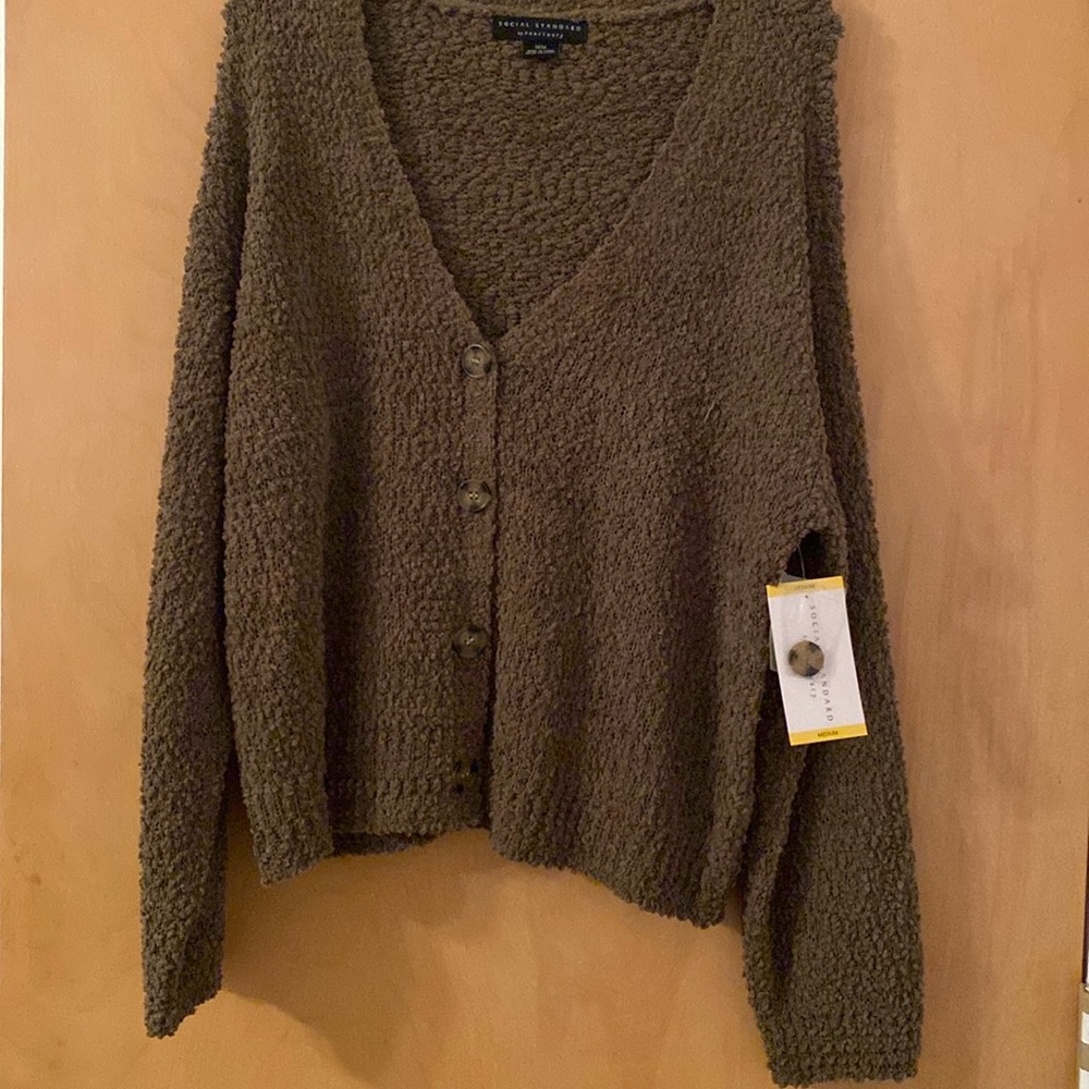 Trendy Social Standard by Sanctuary Ladies Popcorn Cardi - NWT